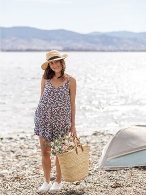 SMASH + TESS x JILLIAN HARRIS Boardwalk Shorty Romper Summer Bloom Romantic Sz S